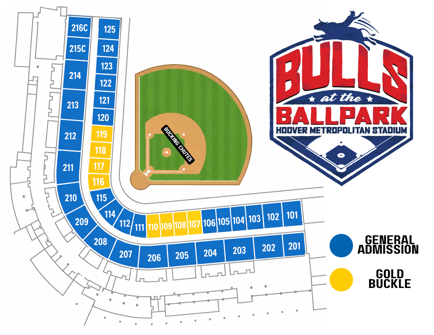Bulls At The Ballpark GENERAL ADMISSION